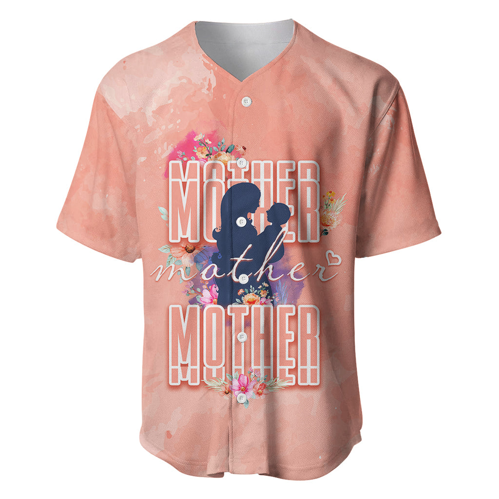 Mommy Baseball Jersey Floral Pastel Style for Mother Day TS07 - Wonder Print Shop