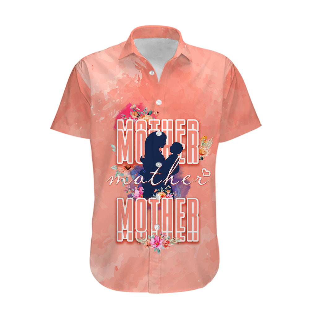 Mommy Hawaiian Shirt Floral Pastel Style for Mother Day TS07 - Wonder Print Shop