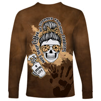 Momlife Long Sleeve Shirt May Your Coffee Be Stronger Than Your Toddler TS07 - Wonder Print Shop