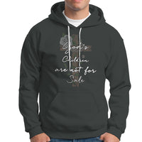 Human Trafficking Hoodie God's Children Are Not For Sale T Shirt, Christian Religious Tee, God Cross Human Rights TS08 - Wonder Print Shop
