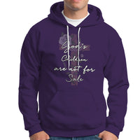 Human Trafficking Hoodie God's Children Are Not For Sale T Shirt, Christian Religious Tee, God Cross Human Rights TS08 - Wonder Print Shop