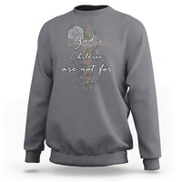 Human Trafficking Sweatshirt God's Children Are Not For Sale T Shirt, Christian Religious Tee, God Cross Human Rights TS08 - Wonder Print Shop