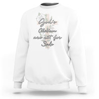 Human Trafficking Sweatshirt God's Children Are Not For Sale T Shirt, Christian Religious Tee, God Cross Human Rights TS08 - Wonder Print Shop