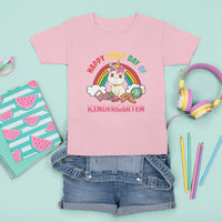 Back to school T Shirt For Kid Happy First Day of Kindergarten Shirt, Unicorn Raibow Coloful Oufit, Gift for Teachers, Kindergarten Teacher TS08 - Wonder Print Shop