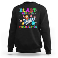Back to school Sweatshirt Blast Off Into Kindergarten Shirt, Spaceship Welcomeback To School Tee, School Gift Casual Tee, First Day of School TS08 - Wonder Print Shop