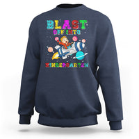 Back to school Sweatshirt Blast Off Into Kindergarten Shirt, Spaceship Welcomeback To School Tee, School Gift Casual Tee, First Day of School TS08 - Wonder Print Shop