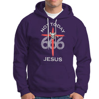 Religous Hoodie Not To Day Jesus Shirt, Atheists Satanic Tee, Religious Christian TS08 - Wonder Print Shop