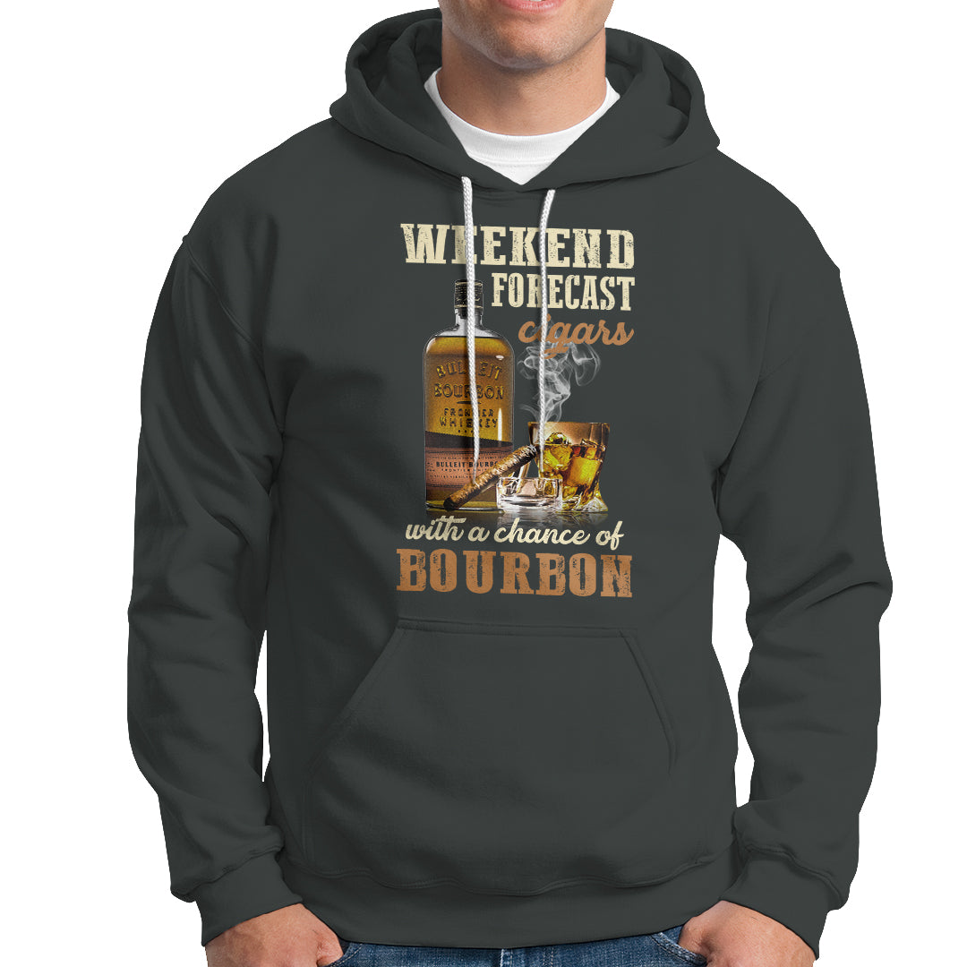 Cigars and Whiskey Lover Hoodie I Like Bourbon And Cigars And Maybe 3 People Outfit, Vintage Smoking Shirts, Cigar Lover Gift Dad, Smoke TS08 - Wonder Print Shop