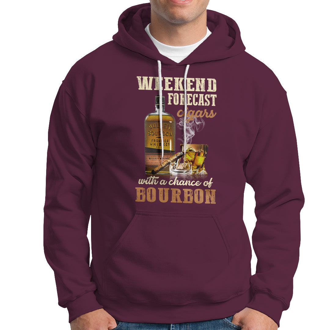 Cigars and Whiskey Lover Hoodie I Like Bourbon And Cigars And Maybe 3 People Outfit, Vintage Smoking Shirts, Cigar Lover Gift Dad, Smoke TS08 - Wonder Print Shop