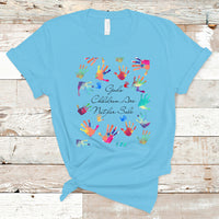 Human Trafficking T Shirt God's Children Are Not For Sale Shirt, Colorful Hand Tee, Christian Religious Shirt, Human Rights TS08 - Wonder Print Shop