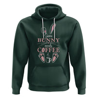 Easter Day Hoodie Funny Some Bunny Needs Coffee - Wonder Print Shop