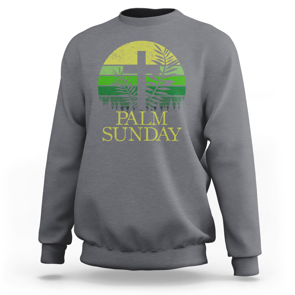 Palm Sunday Sweatshirt Christian Church Religion Holiday God Catholic - Wonder Print Shop
