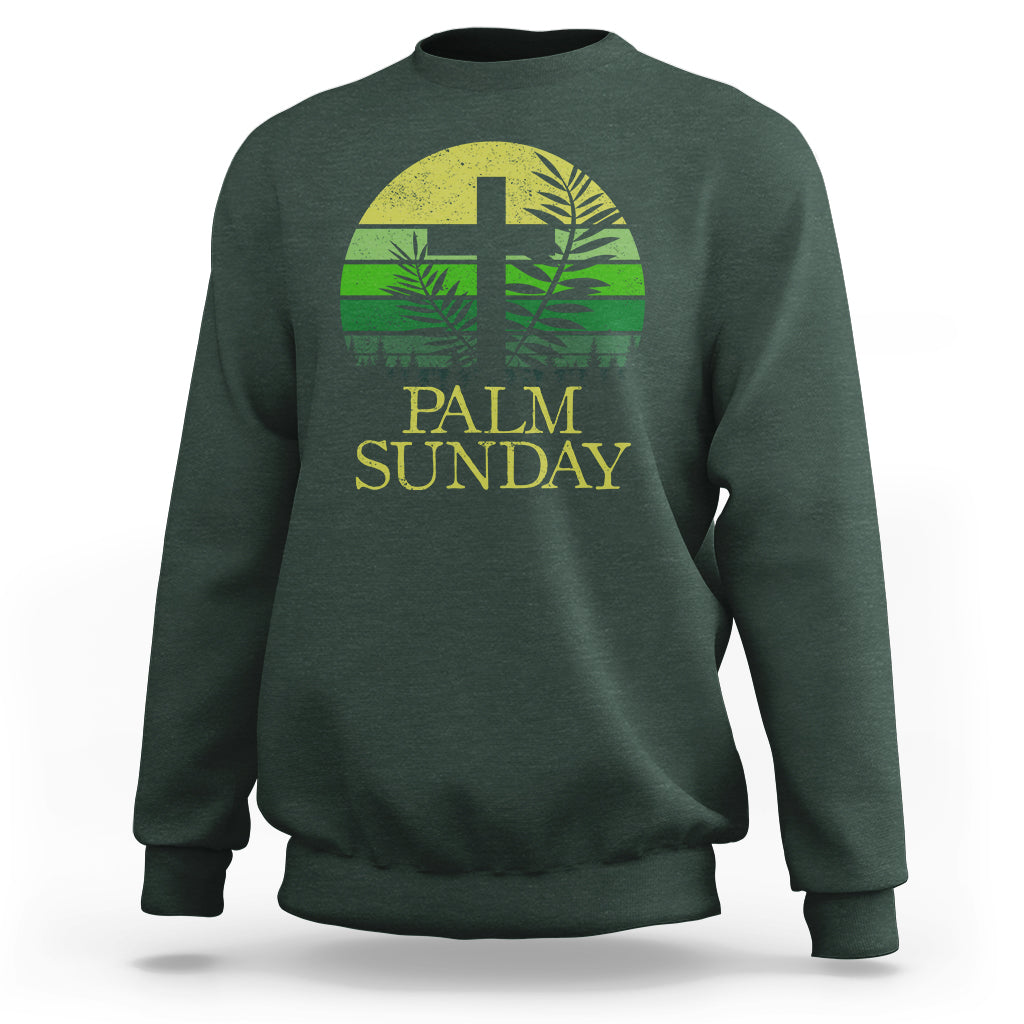 Palm Sunday Sweatshirt Christian Church Religion Holiday God Catholic - Wonder Print Shop