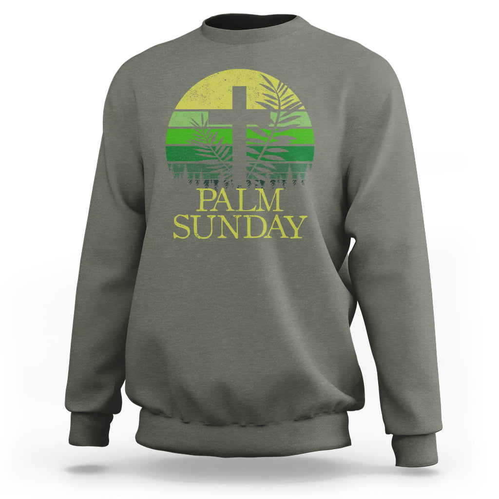 Palm Sunday Sweatshirt Christian Church Religion Holiday God Catholic - Wonder Print Shop