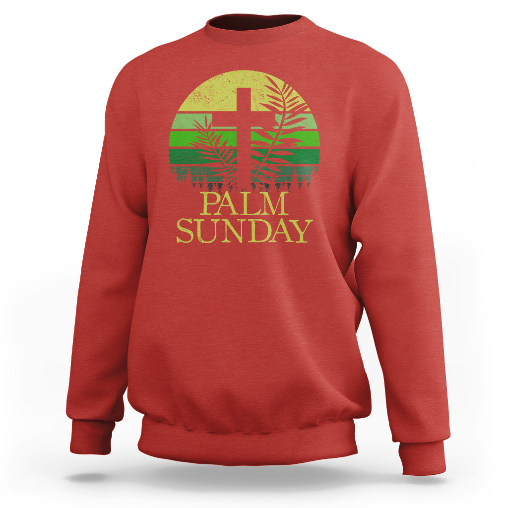 Palm Sunday Sweatshirt Christian Church Religion Holiday God Catholic - Wonder Print Shop