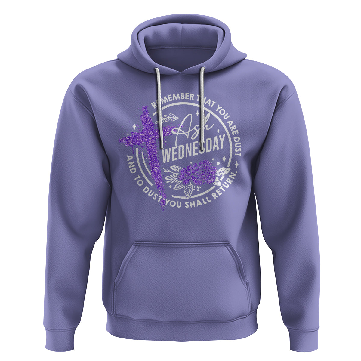 Ash Wednesday Hoodie Remember That You Are Dust Cross Catholic Lent Christian - Wonder Print Shop