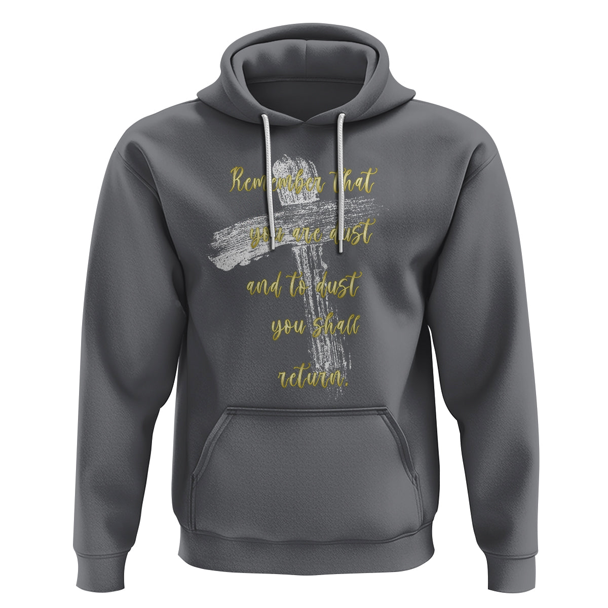 Ash Wednesday Hoodie Remember That You Are Dust And To Dust You Shall Return Christian - Wonder Print Shop