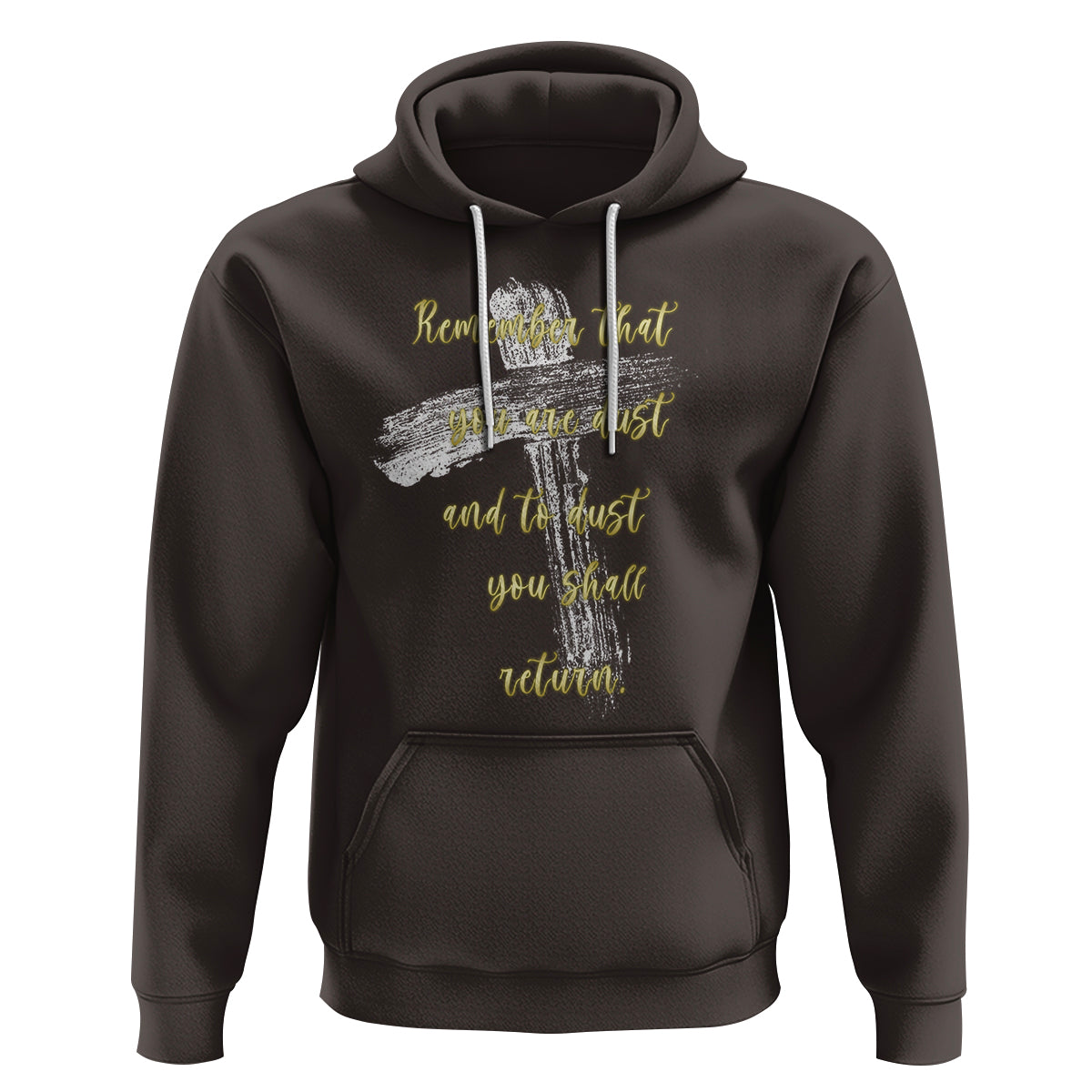 Ash Wednesday Hoodie Remember That You Are Dust And To Dust You Shall Return Christian - Wonder Print Shop