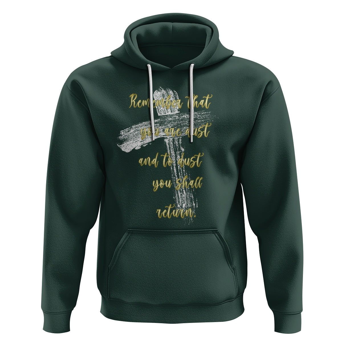 Ash Wednesday Hoodie Remember That You Are Dust And To Dust You Shall Return Christian - Wonder Print Shop