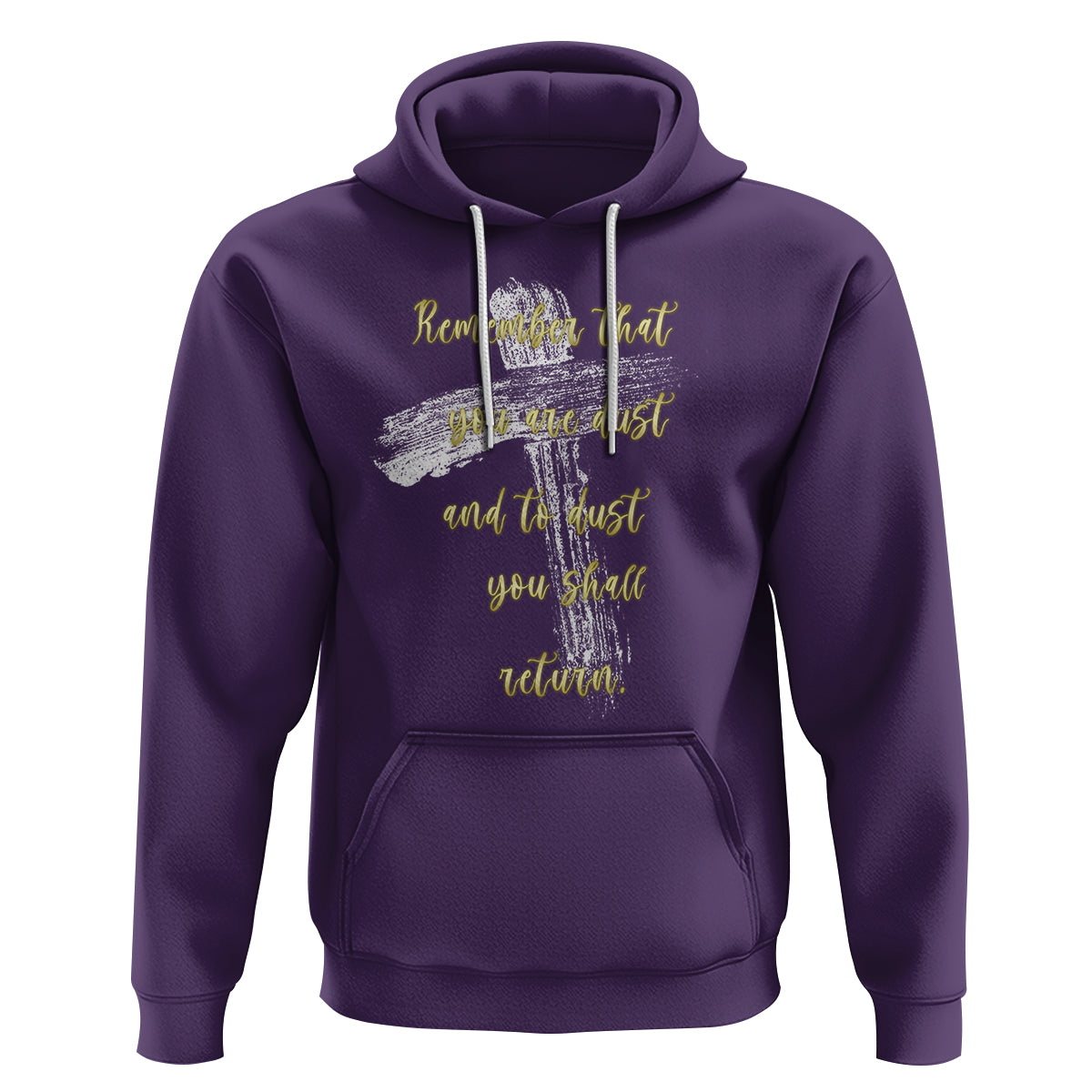 Ash Wednesday Hoodie Remember That You Are Dust And To Dust You Shall Return Christian - Wonder Print Shop