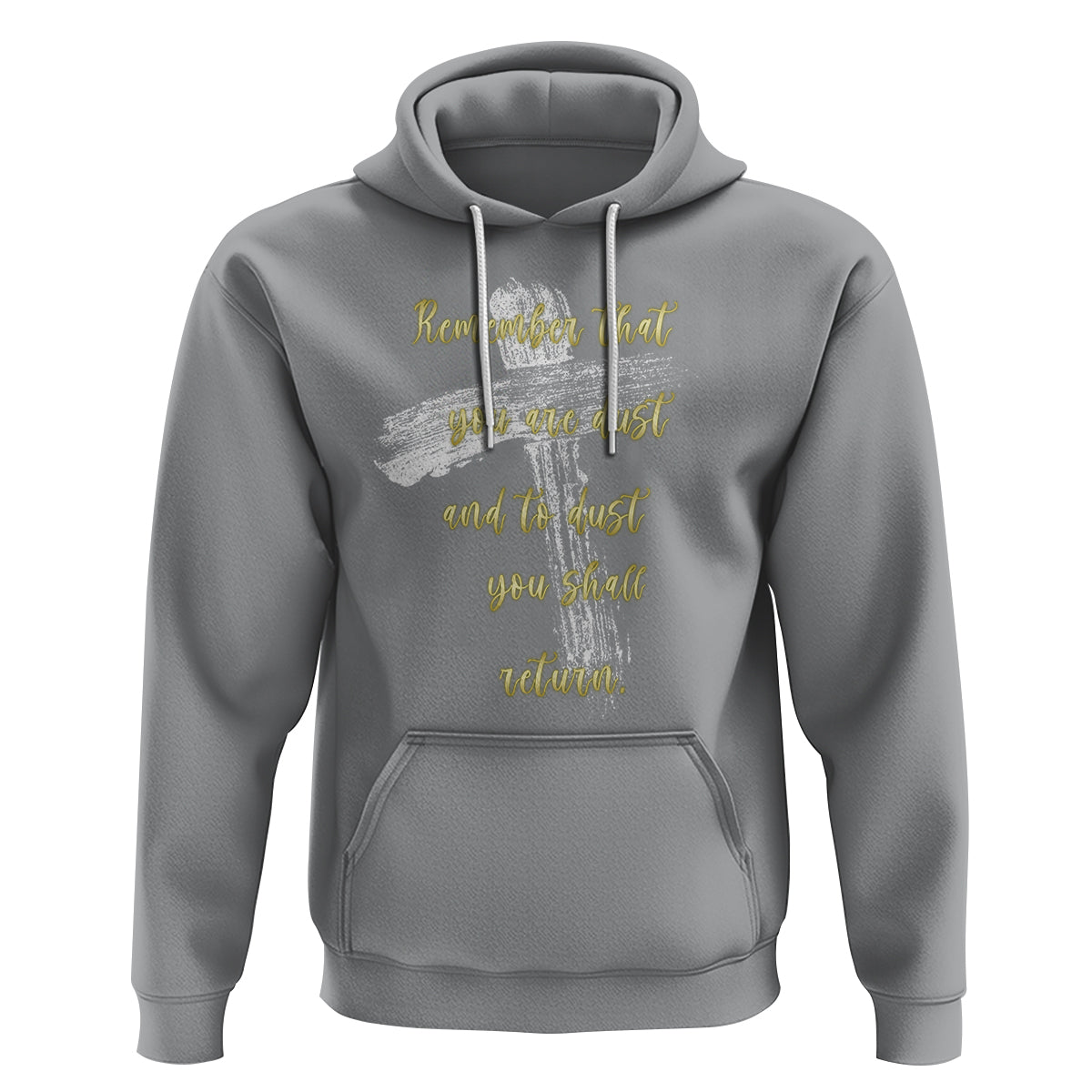 Ash Wednesday Hoodie Remember That You Are Dust And To Dust You Shall Return Christian - Wonder Print Shop