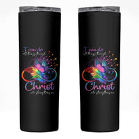 Christian Faith Skinny Tumbler I Can Do All Things Through Christ Who Strengthers Me