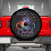 Christian Faith Spare Tire Cover I Can Do All Things Through Christ Who Strengthers Me