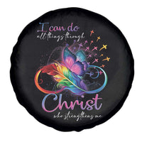 Christian Faith Spare Tire Cover I Can Do All Things Through Christ Who Strengthers Me