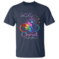 Christian Faith T Shirt I Can Do All Things Through Christ Who Strengthers Me - Wonder Print Shop