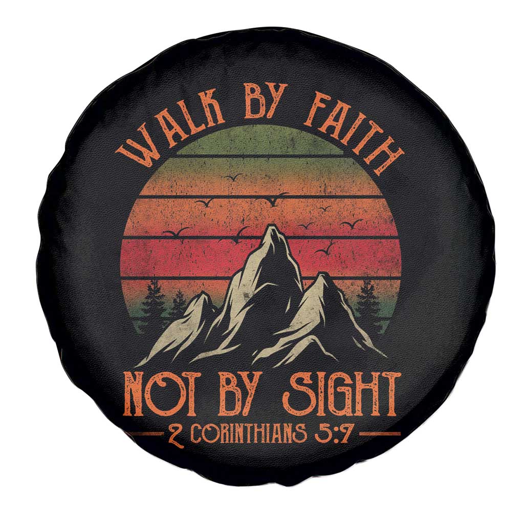 Christian Spare Tire Cover Walk By Faith Not By Sight