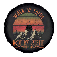 Christian Spare Tire Cover Walk By Faith Not By Sight