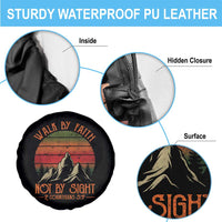 Christian Spare Tire Cover Walk By Faith Not By Sight