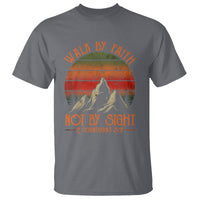 Christian T Shirt Walk By Faith Not By Sight - Wonder Print Shop