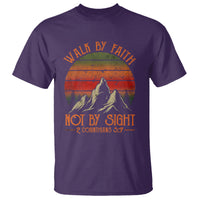 Christian T Shirt Walk By Faith Not By Sight - Wonder Print Shop