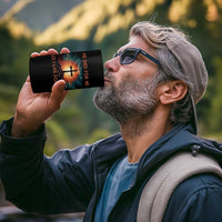 Christian 4 in 1 Can Cooler Tumbler Jesus He Died For Me So I Live For Him