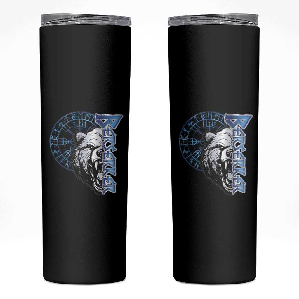 Viking Skinny Tumbler Berserk Bear Warrior Odin Norse Mythology