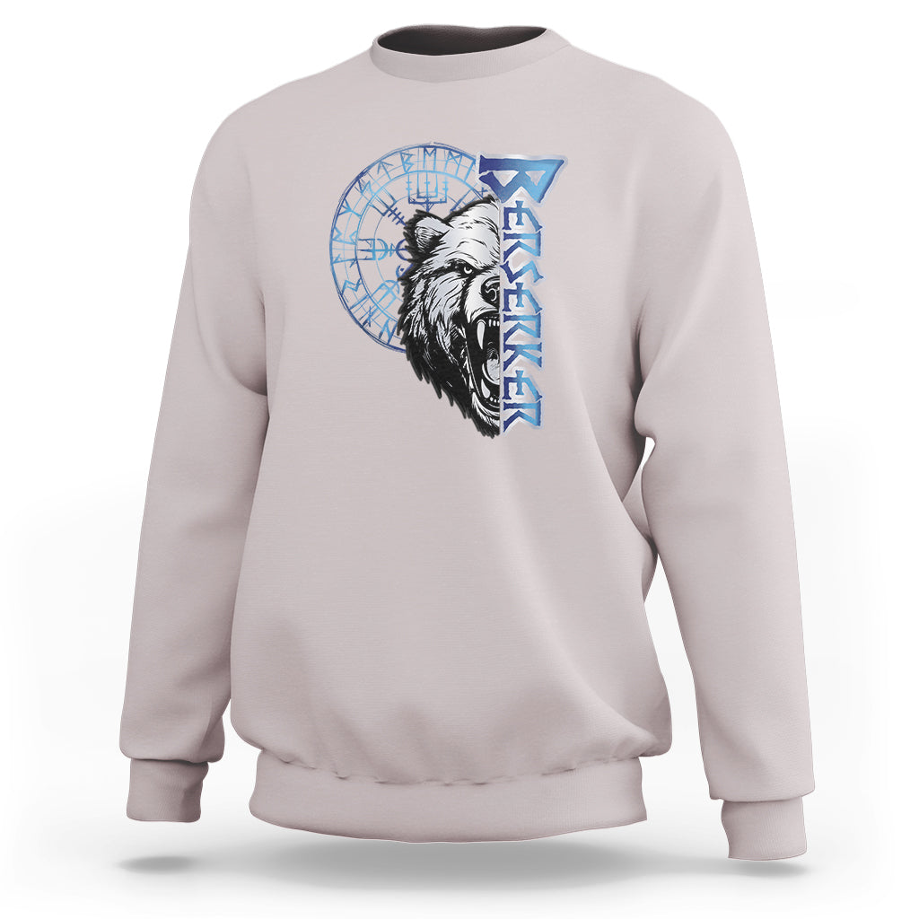 Viking Sweatshirt Berserk Bear Warrior Odin Norse Mythology - Wonder Print Shop