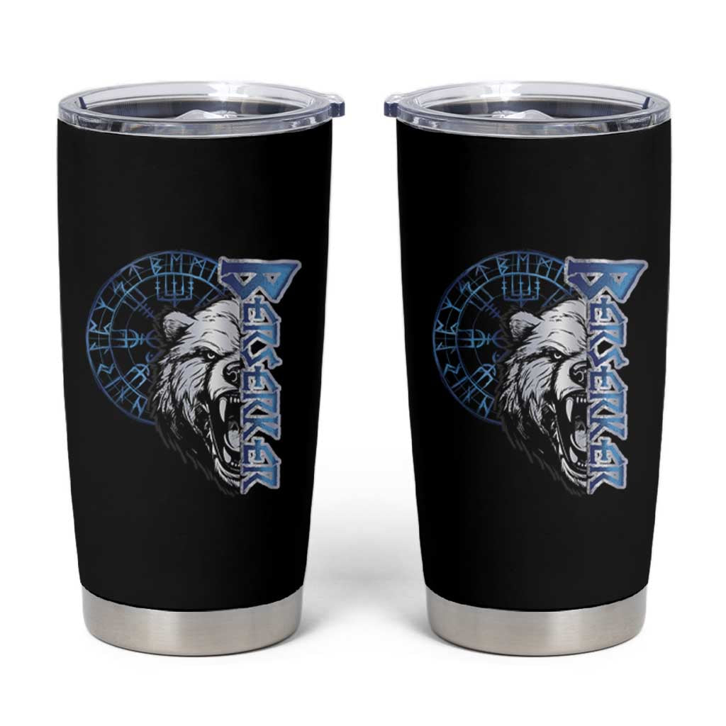 Viking Tumbler Cup Berserk Bear Warrior Odin Norse Mythology