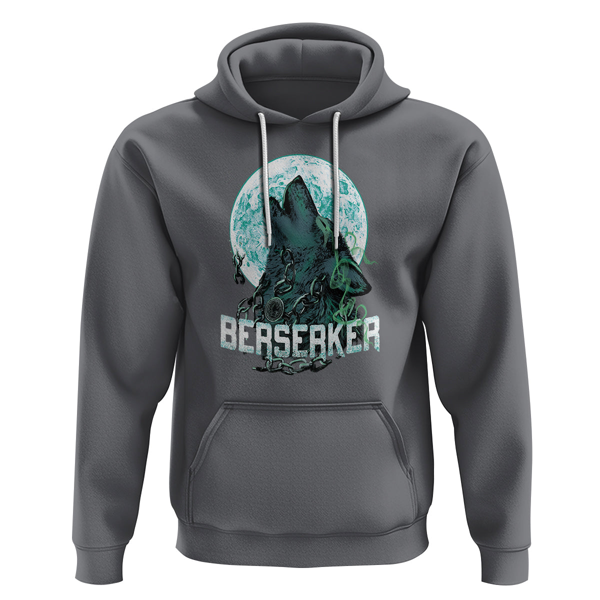 Viking Hoodie Berserk Wolf Warrior Odin Norse Mythology - Wonder Print Shop