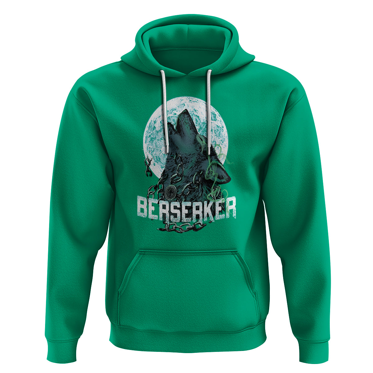 Viking Hoodie Berserk Wolf Warrior Odin Norse Mythology - Wonder Print Shop
