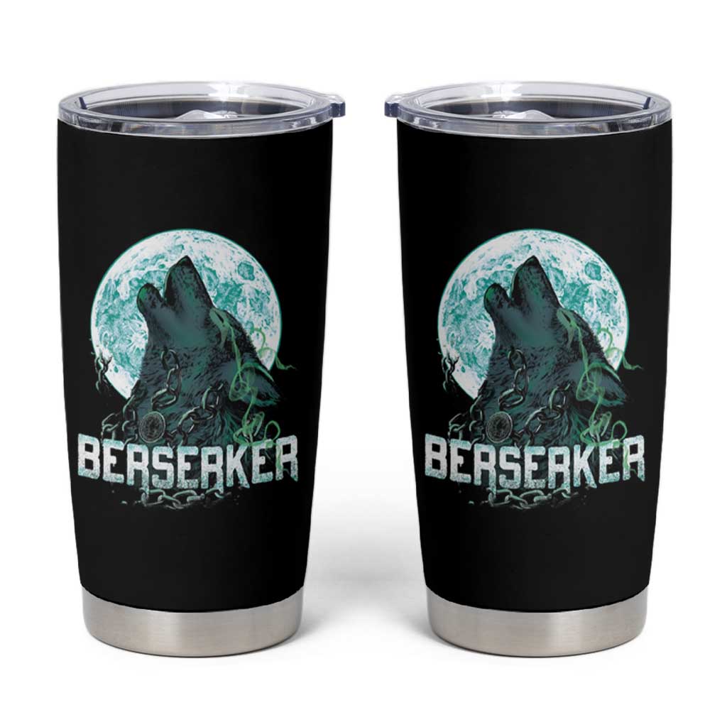 Viking Tumbler Cup Berserk Wolf Warrior Odin Norse Mythology