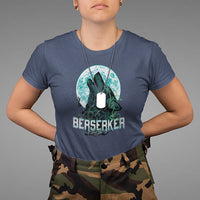 Viking T Shirt Berserk Wolf Warrior Odin Norse Mythology - Wonder Print Shop