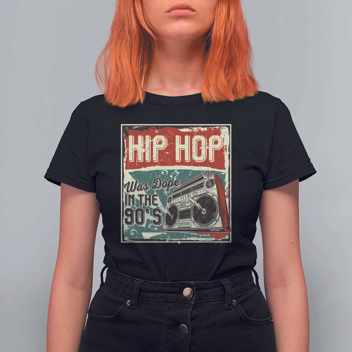 Hip Hop Was Dope In The 90's T Shirt For Women - Wonder Print Shop