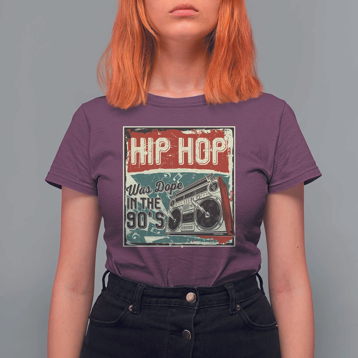 Hip Hop Was Dope In The 90's T Shirt For Women - Wonder Print Shop
