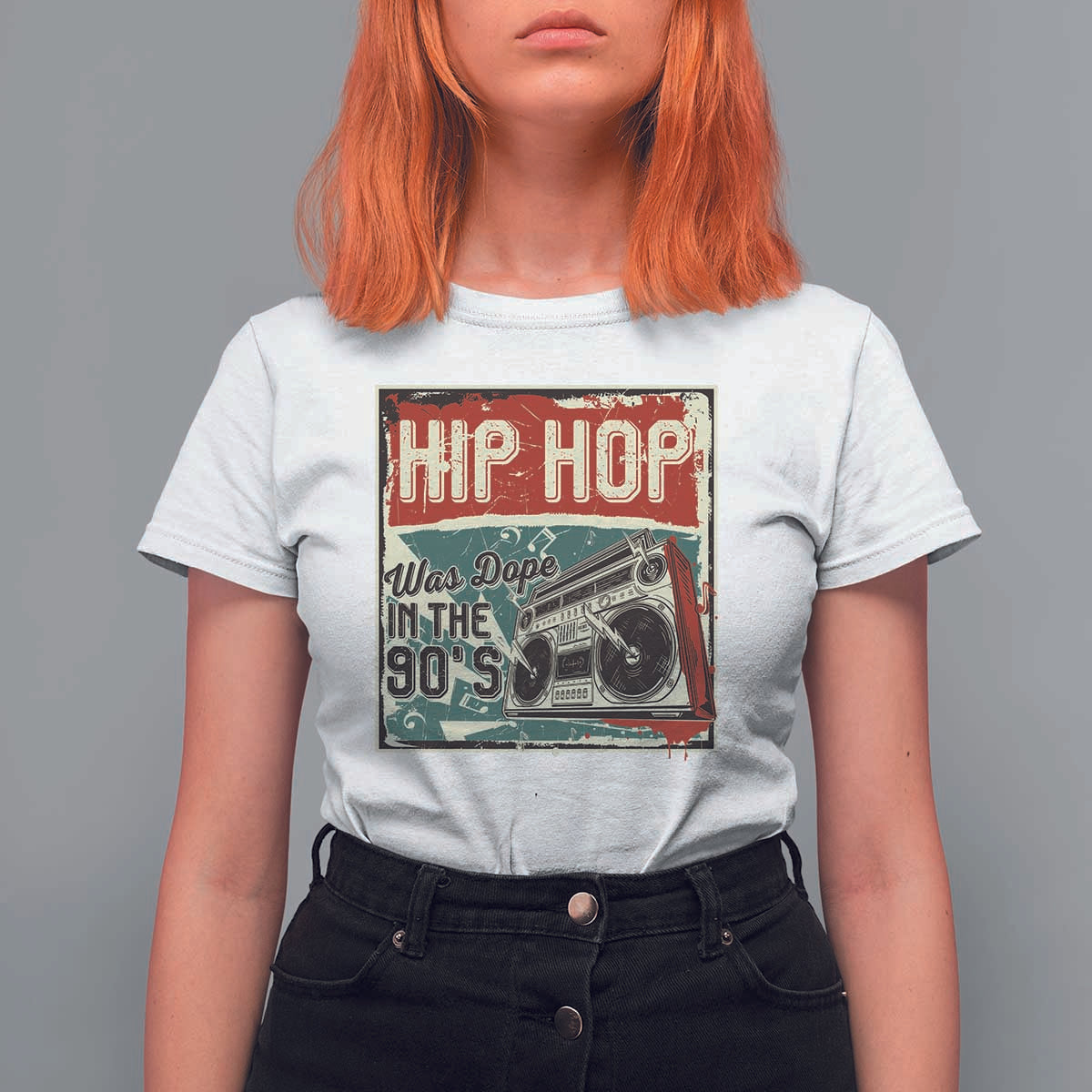 Hip Hop Was Dope In The 90's T Shirt For Women - Wonder Print Shop