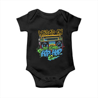 Raised On Old School Hiphop Baby Onesie