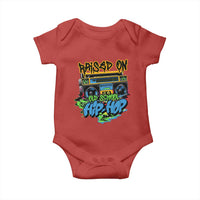 Raised On Old School Hiphop Baby Onesie