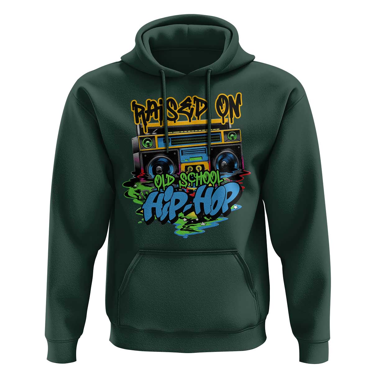 Raised On Old School Hiphop Hoodie