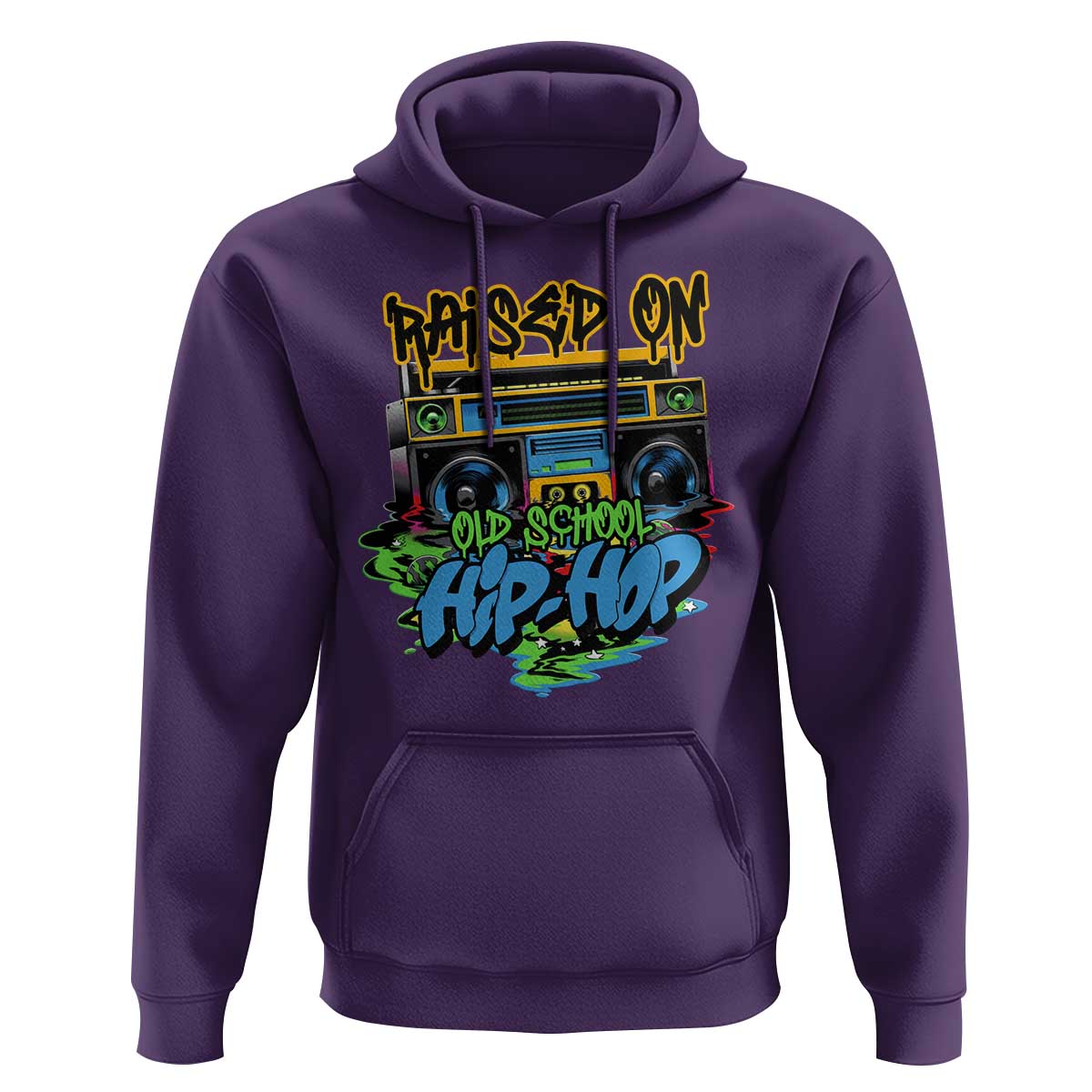 Raised On Old School Hiphop Hoodie