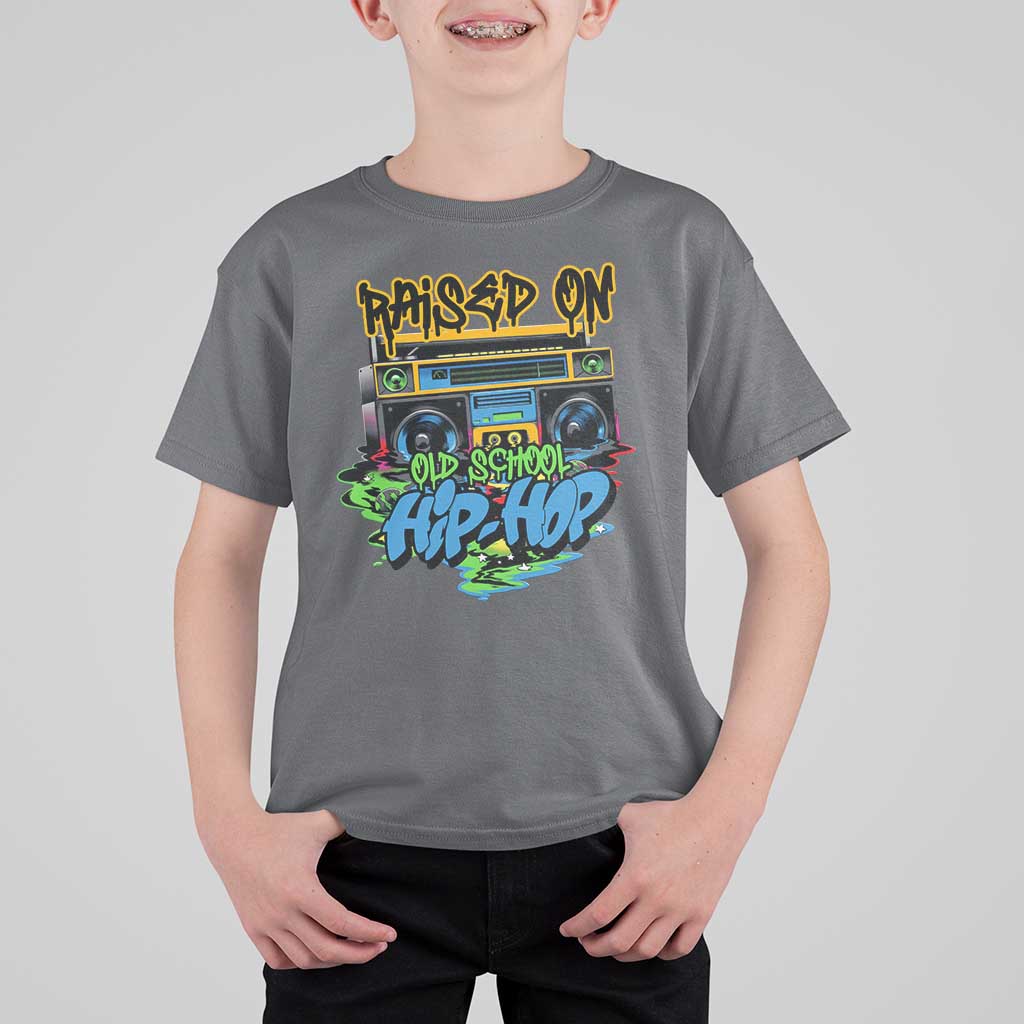 Raised On Old School Hiphop T Shirt For Kid